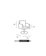 dames kappersstoel ghost 3