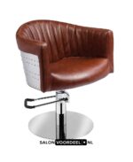 dames kappersstoel st tropez cognac 1