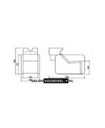 wasunit chromo met elektrische voetsteun 7