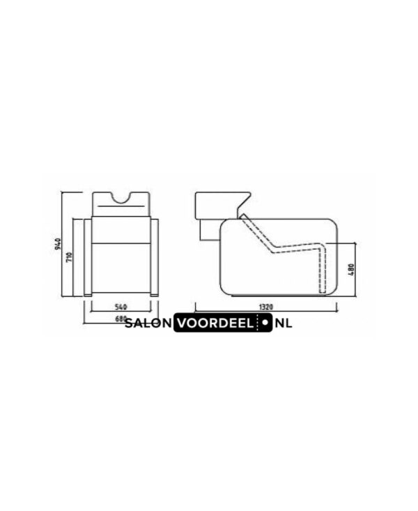wasunit chromo met elektrische voetsteun 7