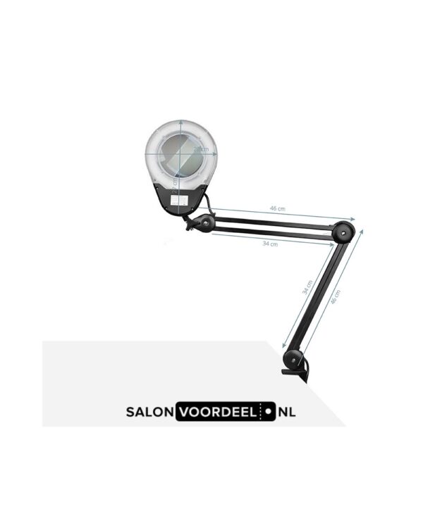 Loupelamp tafel zwart 3