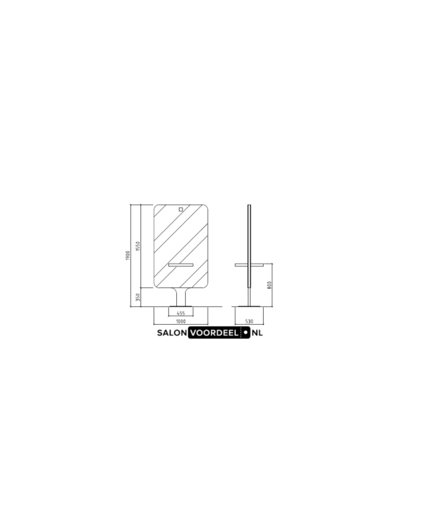 Spiegel Eiland Magnum 2
