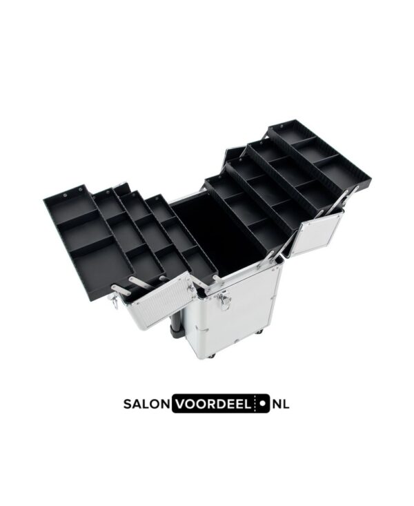 Beauty Koffer Glamour 9006 Zilver 2
