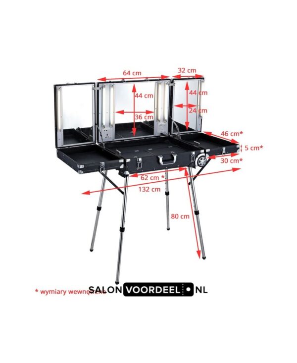 Mobiele Kaptafel met verlichting 3