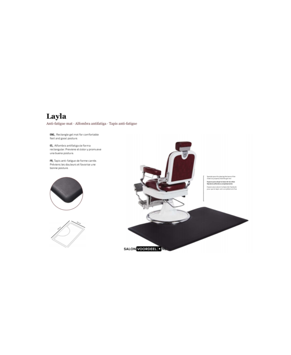 Barber mat vierkant - Afbeelding 2