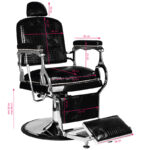 Gabbiano Barberstoel Alfredo Zwart  8