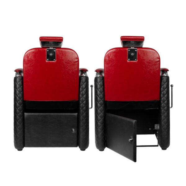 Gabbiano Barberstoel Bernardo Zwart/Rood  7