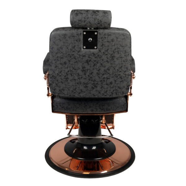 Gabbiano Barberstoel Boss HD Copper Oud Leer Zwart  5