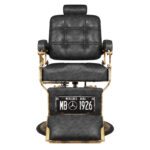 Gabbiano Barberstoel Boss MB Oud Leer Zwart  3