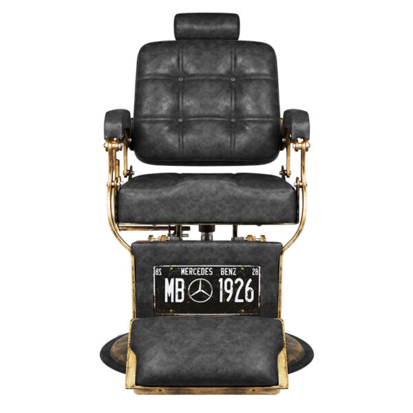 Gabbiano Barberstoel Boss MB Oud Leer Zwart  3