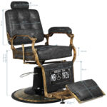 Gabbiano Barberstoel Boss MB Oud Leer Zwart  7