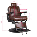 Gabbiano Barberstoel Continental Loft Bruin  2