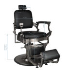 Gabbiano Barberstoel Corrado Satin Zwart  6