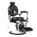 Gabbiano Barberstoel Emperor zwart  5