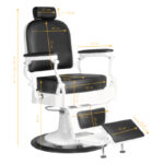 Gabbiano Barberstoel Fabrizio zwart  9