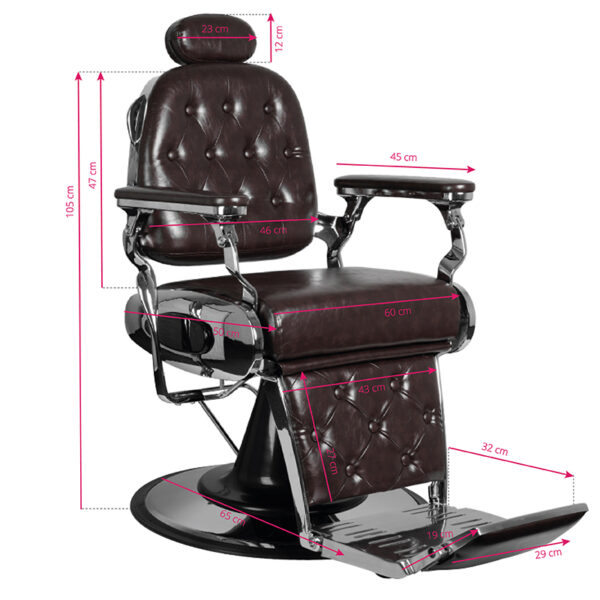 Gabbiano Barberstoel Francesco Bruin  5