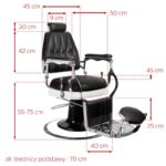 Gabbiano Barberstoel Lord Zwart  8