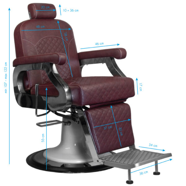 Gabbiano Barberstoel Marco Bruin  9