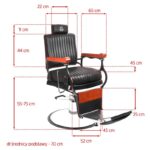 Gabbiano Barberstoel Master Zwart  5