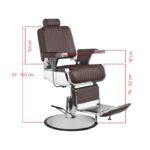 Gabbiano Barberstoel Royal II Bruin  5