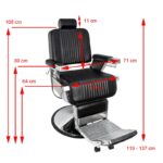 Gabbiano Barberstoel Royal Zwart  8