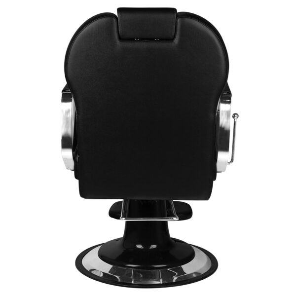 Gabbiano Barberstoel Tiziano Zwart  4