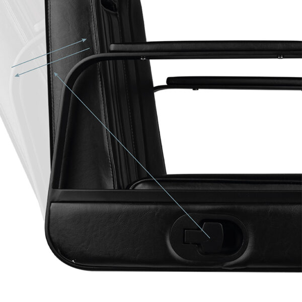 Gabbiano Barberstoel Ugo Zwart  4