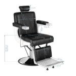Hair System Barberstoel Imperium Zwart  7