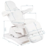 Elektrische Behandelstoel Basic 169 Wit  2