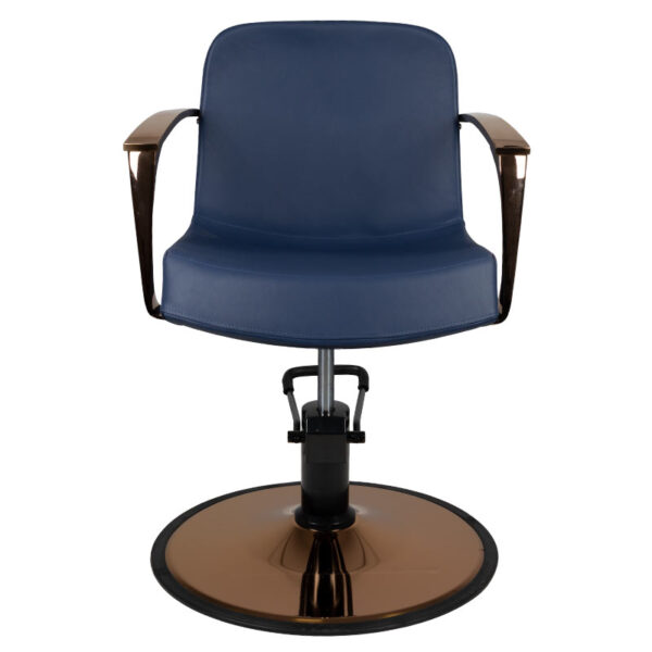 Gabbiano Kappersstoel Bologna Koper Marineblauw  3