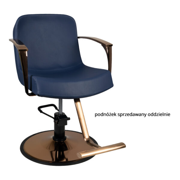 Gabbiano Kappersstoel Bologna Koper Marineblauw  5