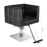 Gabbiano Kappersstoel Cassino Zwart  5