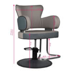 Gabbiano Kappersstoel Eindhoven Cappuccino  5