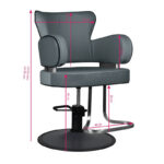 Gabbiano Kappersstoel Eindhoven Grijs  5