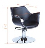 Gabbiano Kappersstoel Geneve Zwart  2