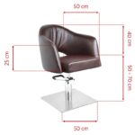 Gabbiano Kappersstoel Lissabon Bruin  2