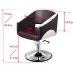 Gabbiano Kappersstoel Parijs Zwart Beige  2