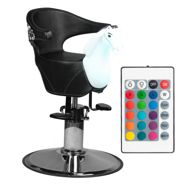 Gabbiano Kinderstoel Kapper Paard Zwart  2