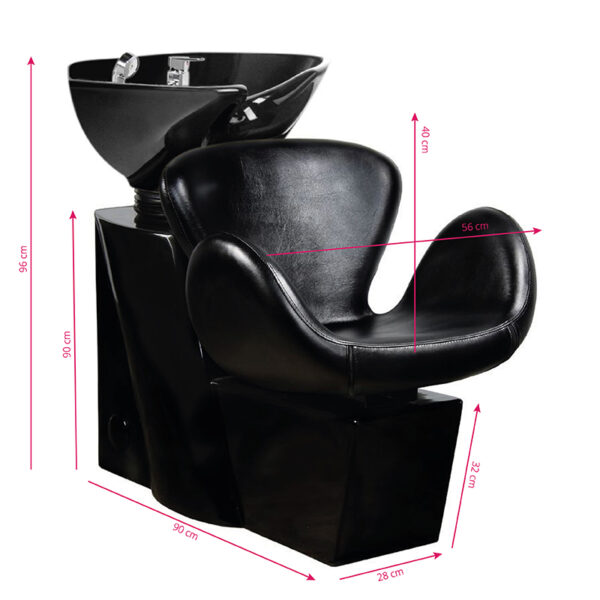 Gabbiano Wasunit Amsterdam Zwart Zwarte Kom  2