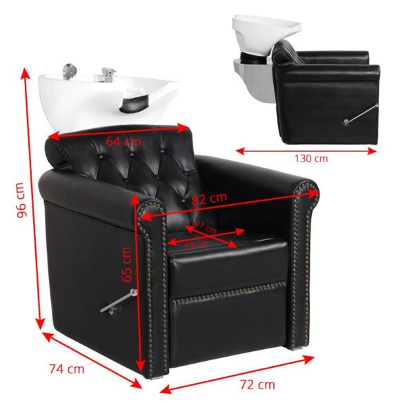 Gabbiano Wasunit Berlijn Lux Zwart  6