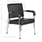 Gabbiano Wasunit Stoel GB-1004 Zwart  9