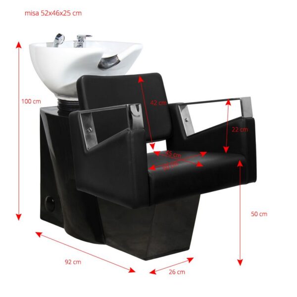 Gabbiano Wasunit Vilnius Zwart  3