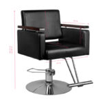 Hair System Kappersstoel 0-189 Zwart  5