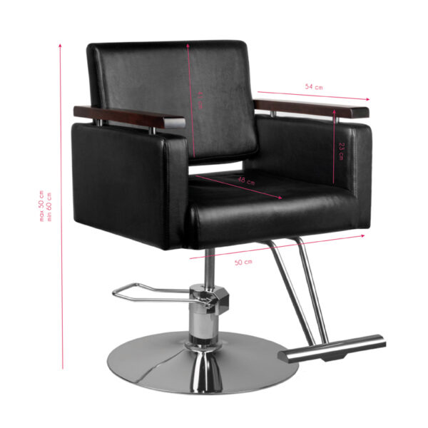 Hair System Kappersstoel 0-189 Zwart  5