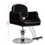 Hair System Kappersstoel HS24 Zwart  5