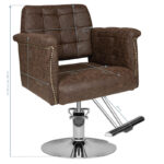 Hair System Kappersstoel HS48 Bruin  5
