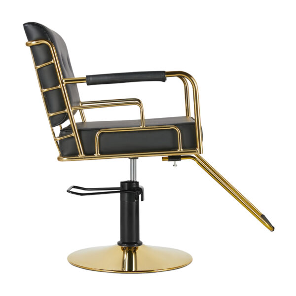 Hair System Kappersstoel Prati Goud Zwart  2