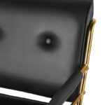 Hair System Kappersstoel Prati Goud Zwart  5