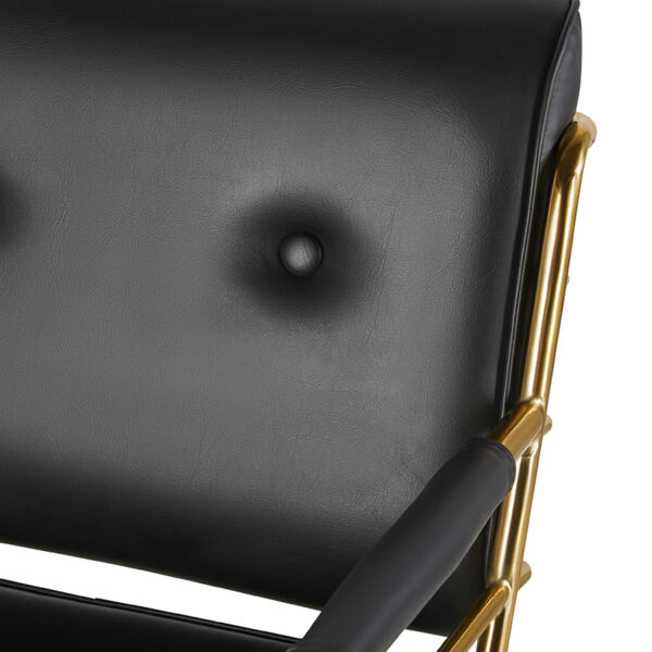 Hair System Kappersstoel Prati Goud Zwart  5