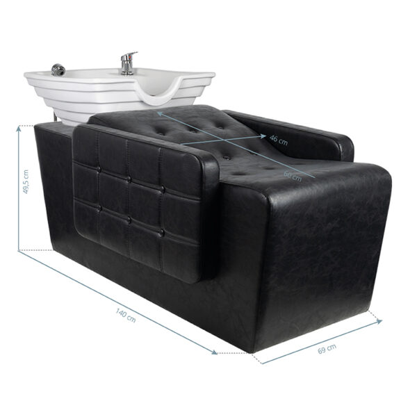 Hair System Wasunit HSB05 Zwart  5